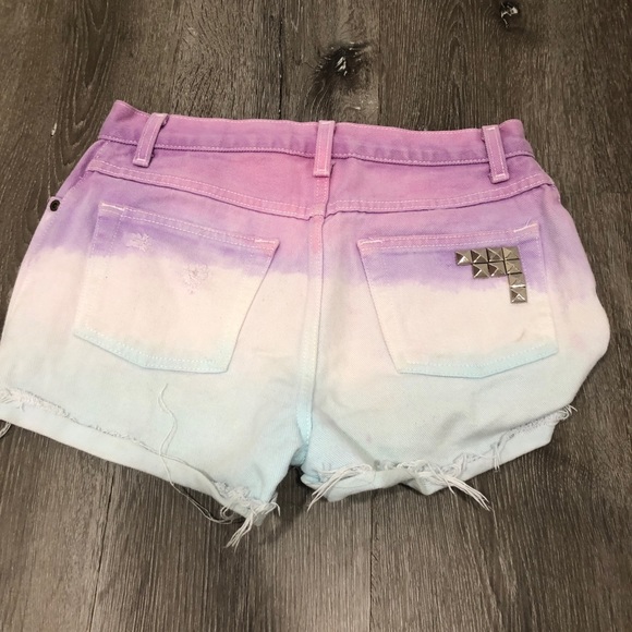Tye dye shorts ombré design GORGEOUS - Picture 2 of 4